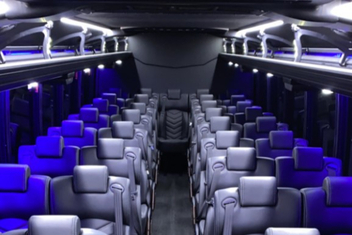 Moreno Valley Charter Bus Interior