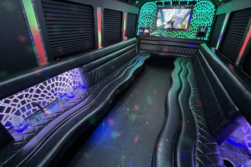 Moreno Valley Limo Bus Interior
