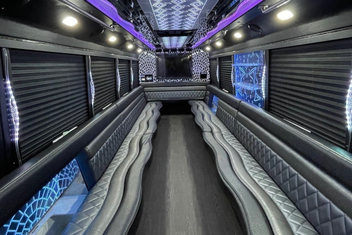 Moreno Valley Party Bus Interior