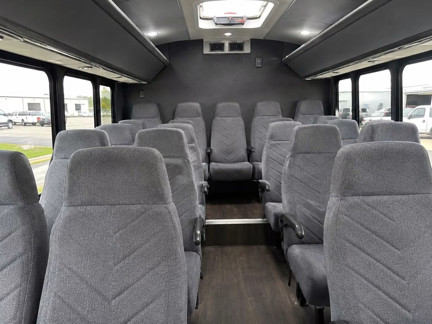 18 passenger minibus inside