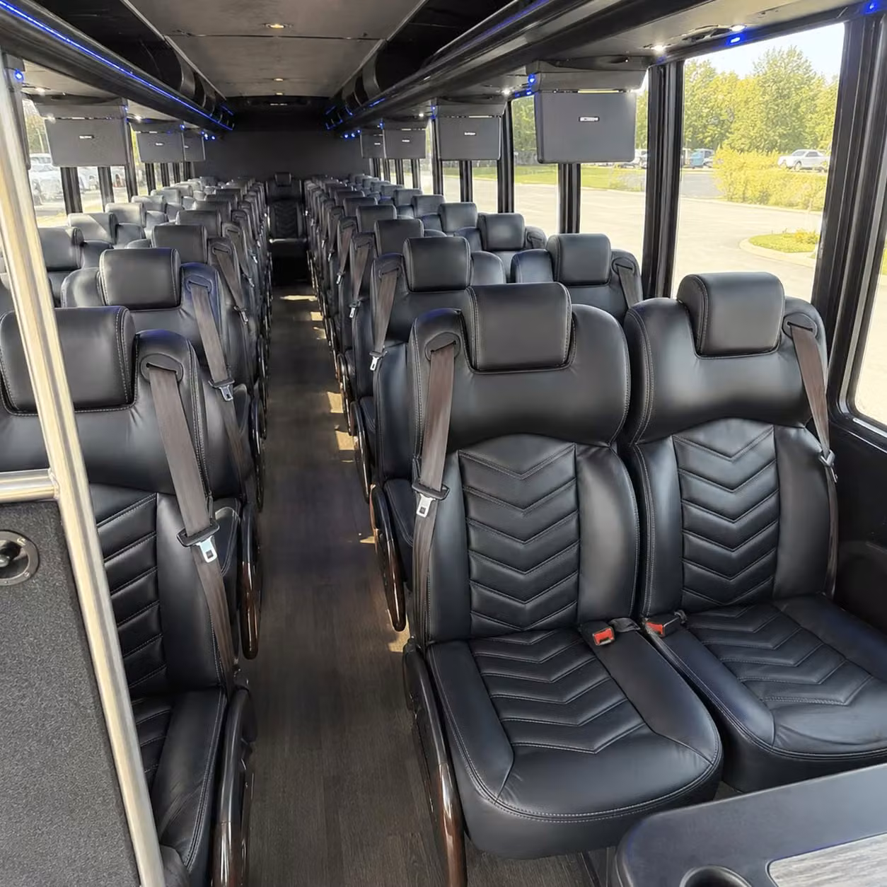 35 passenger minibus inside