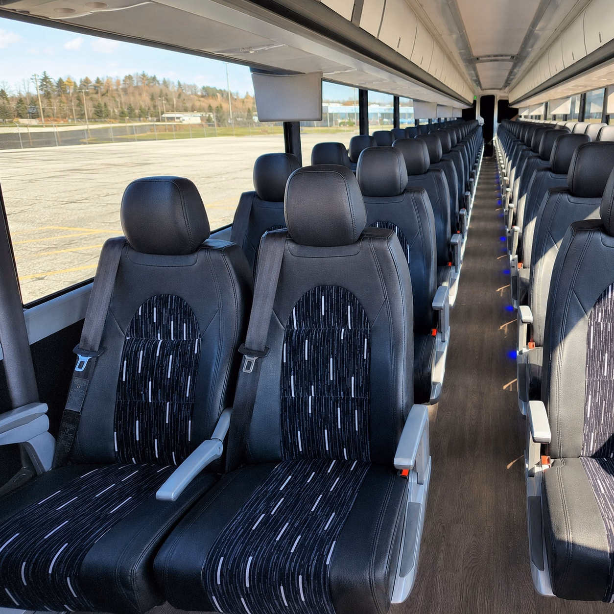 moreno valley charter bus interior