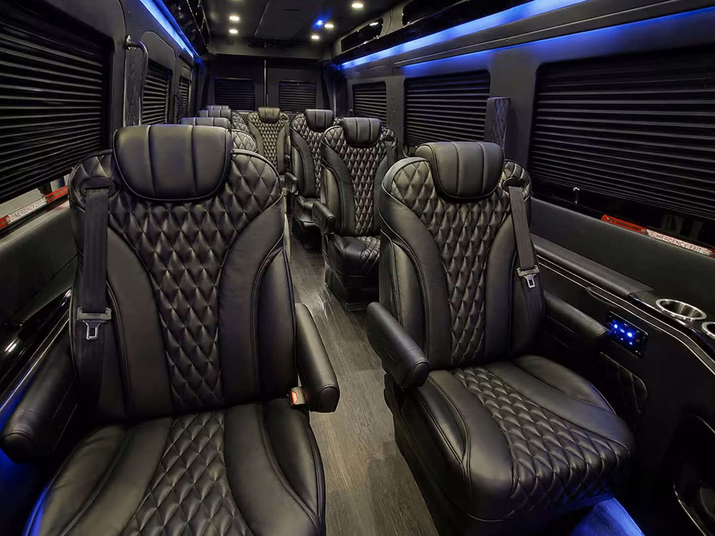 sprinter van with driver inside